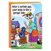 Maxine at Garage Sale card