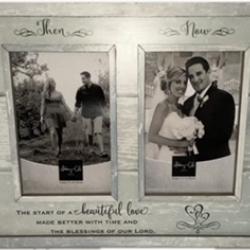 Then and Now 4 x 6 Double Picture Frame